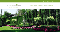 Desktop Screenshot of planterdecor.com